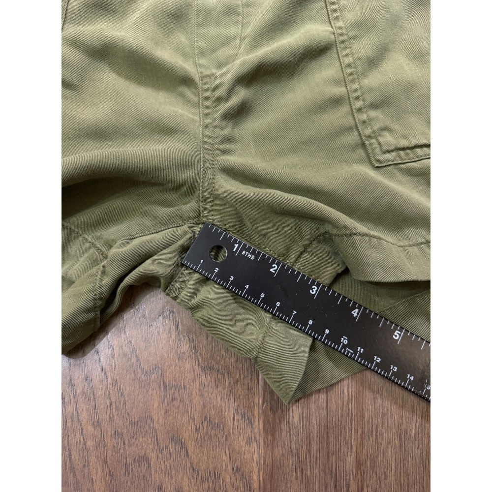 Gap Womens Olive Green Lyocell Utility Drawstring Shorts Size S Four Pocket - Picture 5 of 6